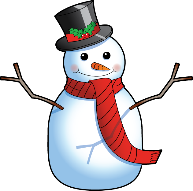 Clipartfort  Holidays   Christmas   Snowman 3 Color