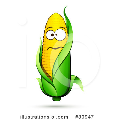 Corn Clipart  30947   Illustration By Beboy