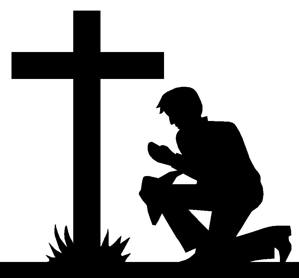 Cowboy Kneeling At Cross Clip Art Free Cliparts That You Can Download