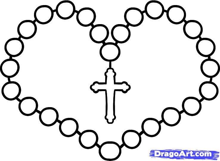 How To Draw Rosary Beads Rosary Step 5 Jpg