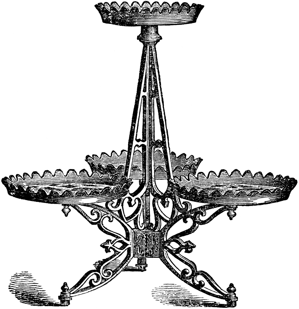 Iron Flower Stand   Clipart Etc
