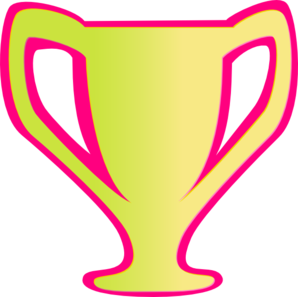 Pink Trophy Clip Art At Clker Com   Vector Clip Art Online Royalty