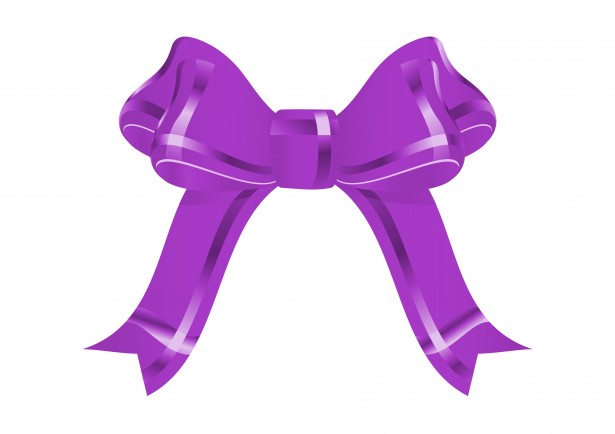 Purple Bow Clipart Gratis Stock Bild   Public Domain Pictures