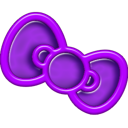 Purple Hello Kitty Bow 01 By Missesambervaughn On Deviantart