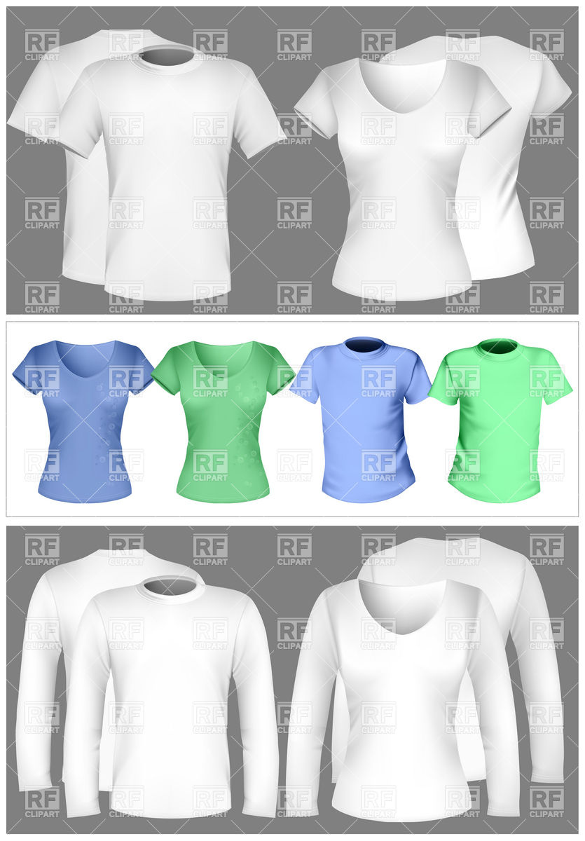 Short And Long Sleeved T Shirts For Men And Women Download Royalty    