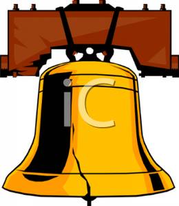The Liberty Bell In Philadelphia   Royalty Free Clipart Picture