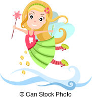 Tooth Fairy   Vector Illustration Of A Tooth Fairy