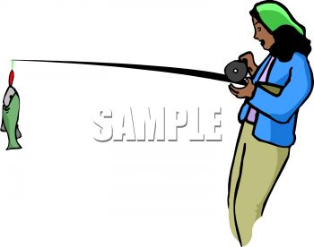 Woman Fishing Clipart 0511 0810 2705 1127 Black Woman Fishing Clipart    