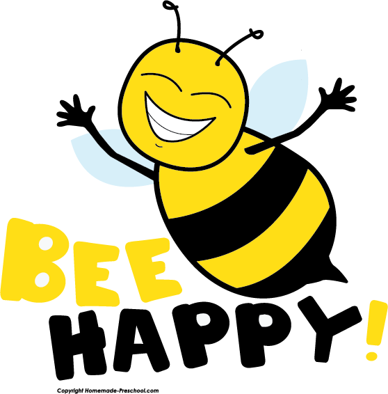 Home Free Clipart Bee Clipart Bee Happy