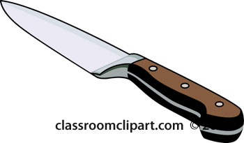 Kitchen   Chefs Knife 119   Classroom Clipart