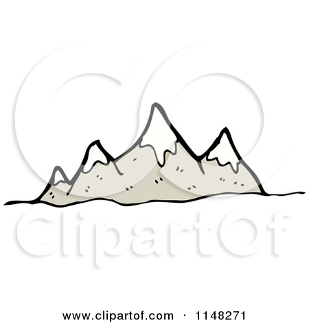 Mountain Range Clipart Cartoon Of A Mountain Range
