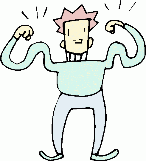 Muscle Man Clipart   Muscle Man Clip Art