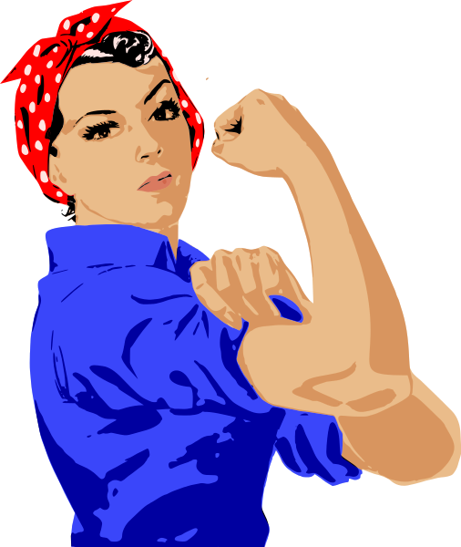 Muscle Woman   Http   Www Wpclipart Com Recreation Fitness Weights    