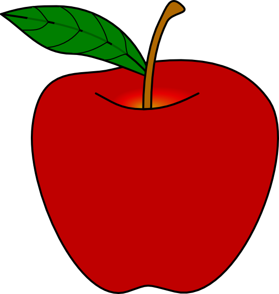 Red Apple Clipart   Clipart Panda   Free Clipart Images