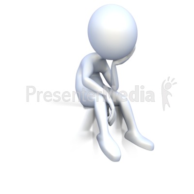 Stick Figure Sitting On Ledge Home And Lifestyle Great Clipart For    