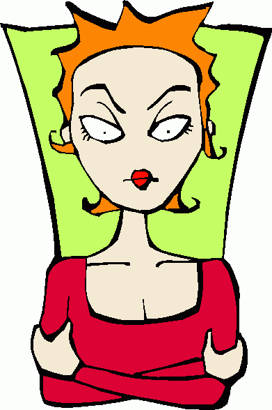 Woman   Angry 1 Clipart   Woman   Angry 1 Clip Art
