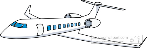 Aircraft   Private Jet Airplane   Classroom Clipart