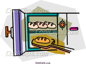 Baking Oven Clipart Baking Bread In An Oven