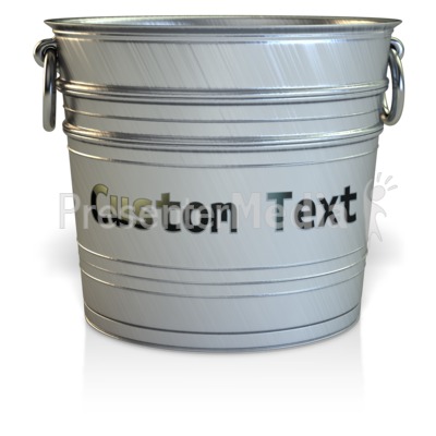 Empty Bucket Custom   Signs And Symbols   Great Clipart For    