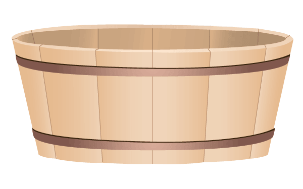 Free Wooden Bucket Vector Clipart   Free Clip Art Images