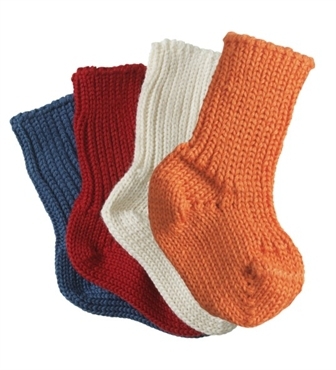 Living Crafts Organic Wool Baby Socks