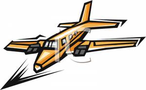 Private Jet   Royalty Free Clipart Picture