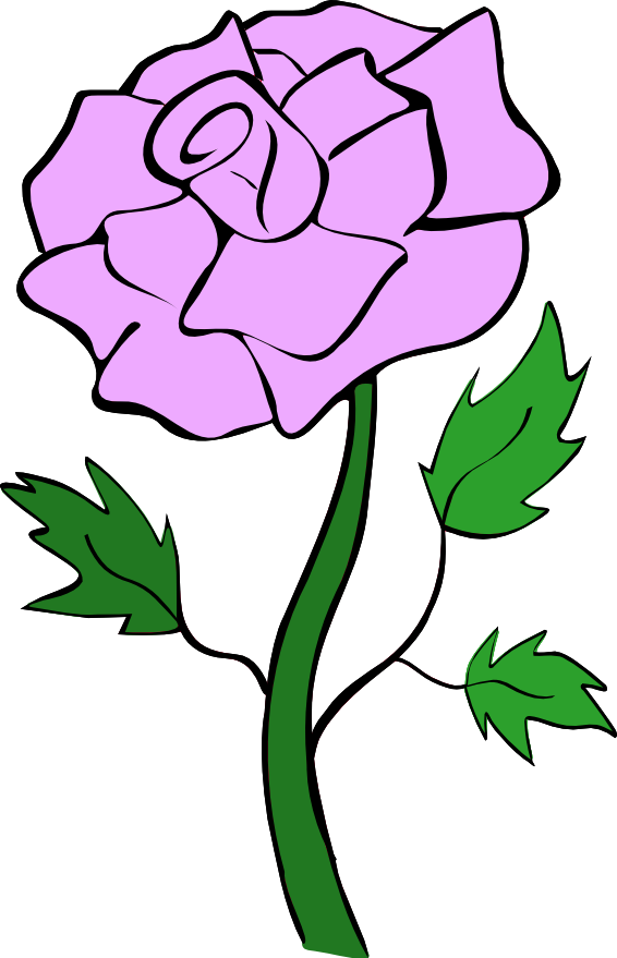 Purple Flower Clip Art   Clipart Panda Free Clipart Images