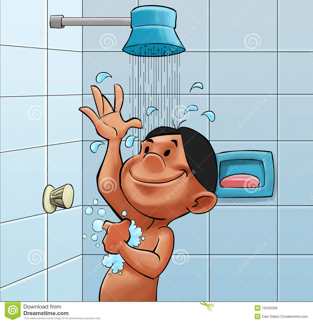 Royalty Free Stock Image  Take A Shower