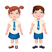 School Clothes Clipart Black And White   Clipart Panda   Free Clipart