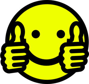 Thumbs Up Smiley Clip Art At Clker Com   Vector Clip Art Online