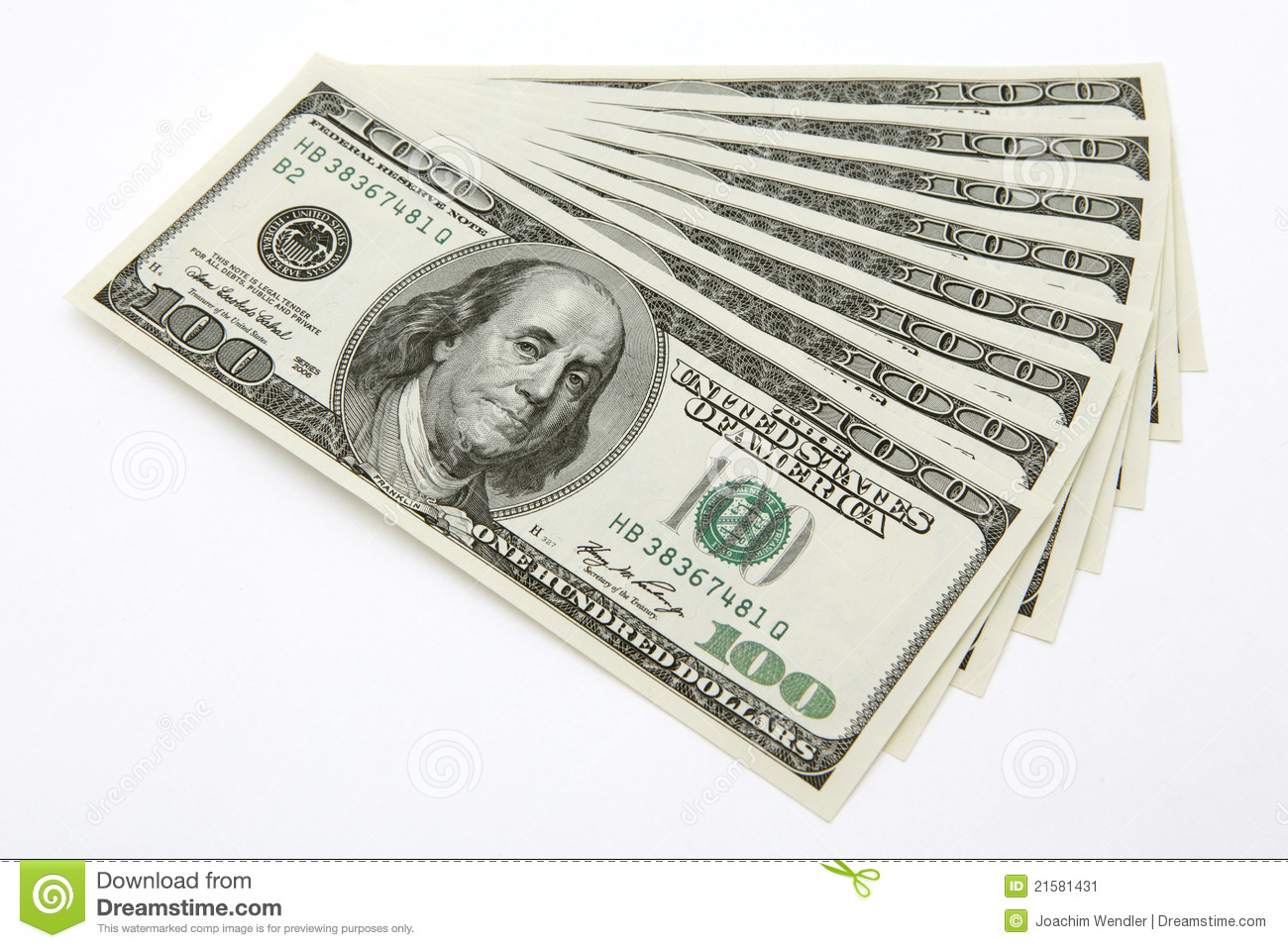 100 Dollar Bills Stock Image   Image  21581431