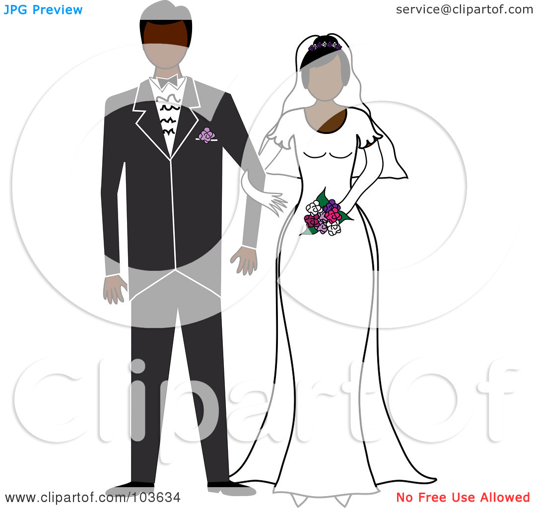 African American Wedding Clipart Free Royalty Free Rf Clipart