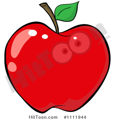 Apple On Apple Clipart 1111944 Red Apple 2 By Hit Toon