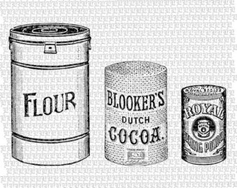     Baking Powder Victorian Clipart Vintage Clip Art High Quality Clipart