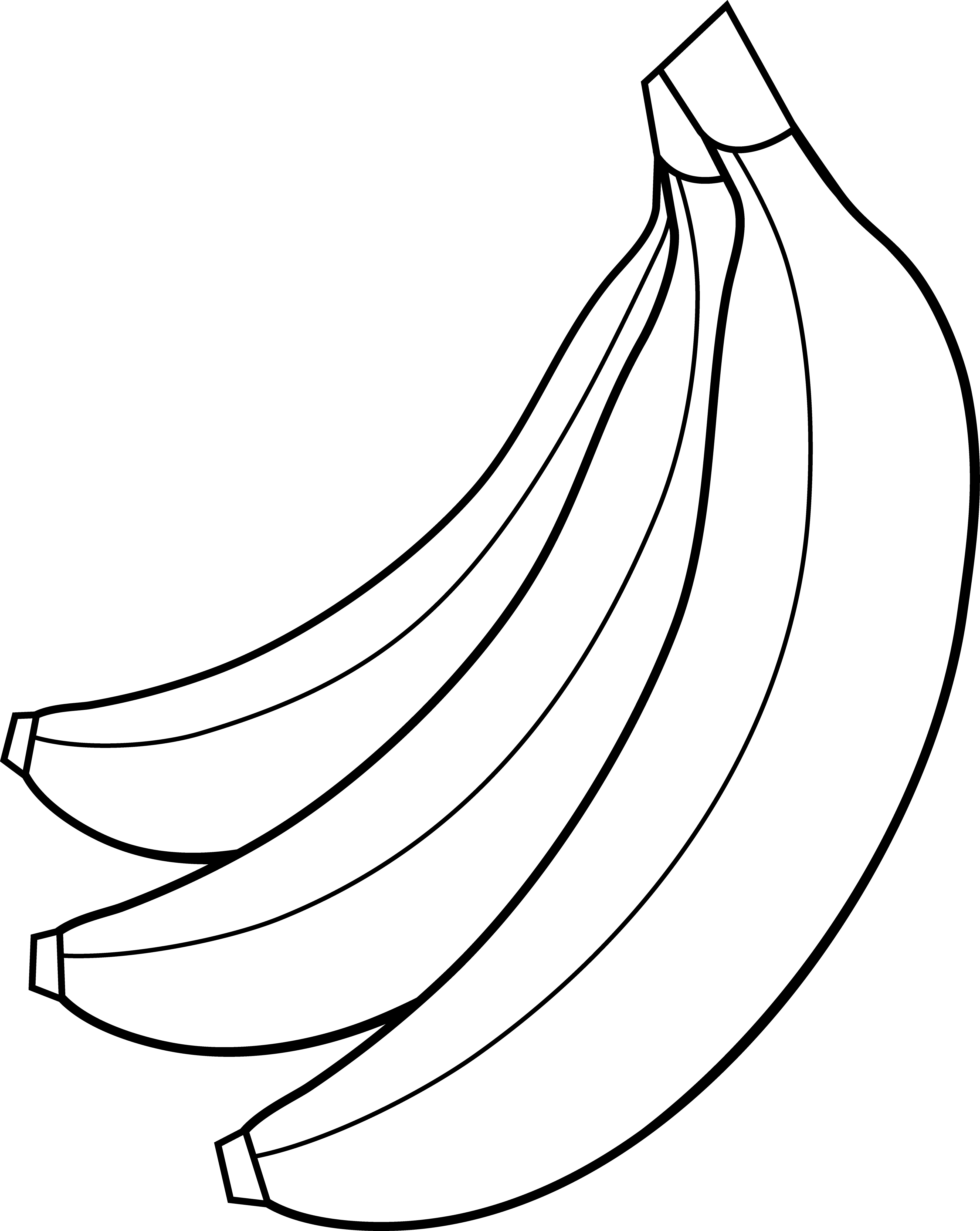 Banana Clipart Black And White   Clipart Panda   Free Clipart Images