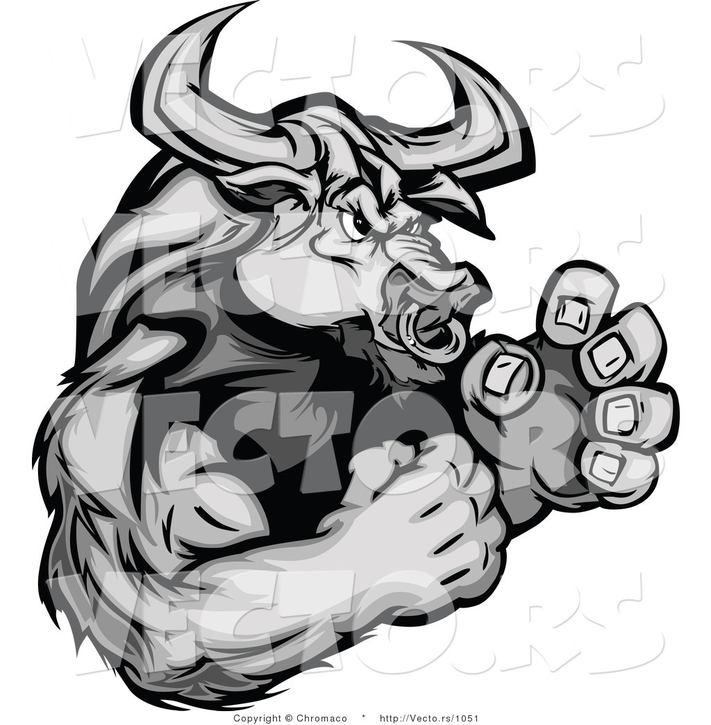 Bull Fighting Clip Art