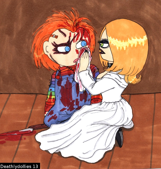 Chucky And Tiffany Kissing