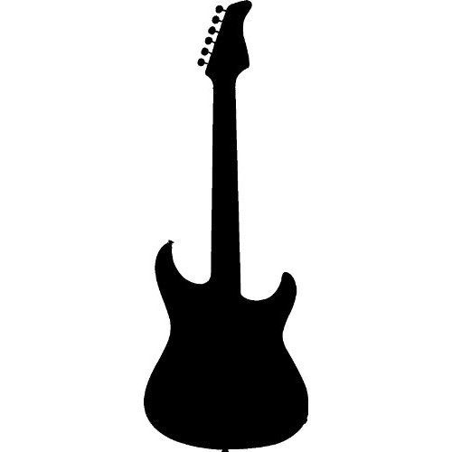 Electric Guitar Silhouette   Clipart Best