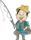Fishing Equipment Clipart And Illustrations