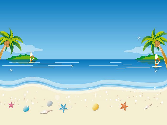 Illustration 1600 1200  Summer Beach Travel Vctor Beach Sand Beach