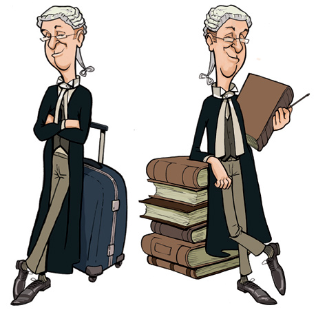 Law Legal Lawyer Cartoon