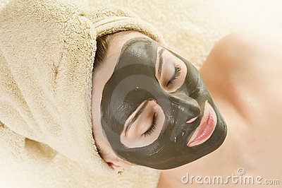 Mud Mask On The Face Spa  Royalty Free Stock Photography   Image    