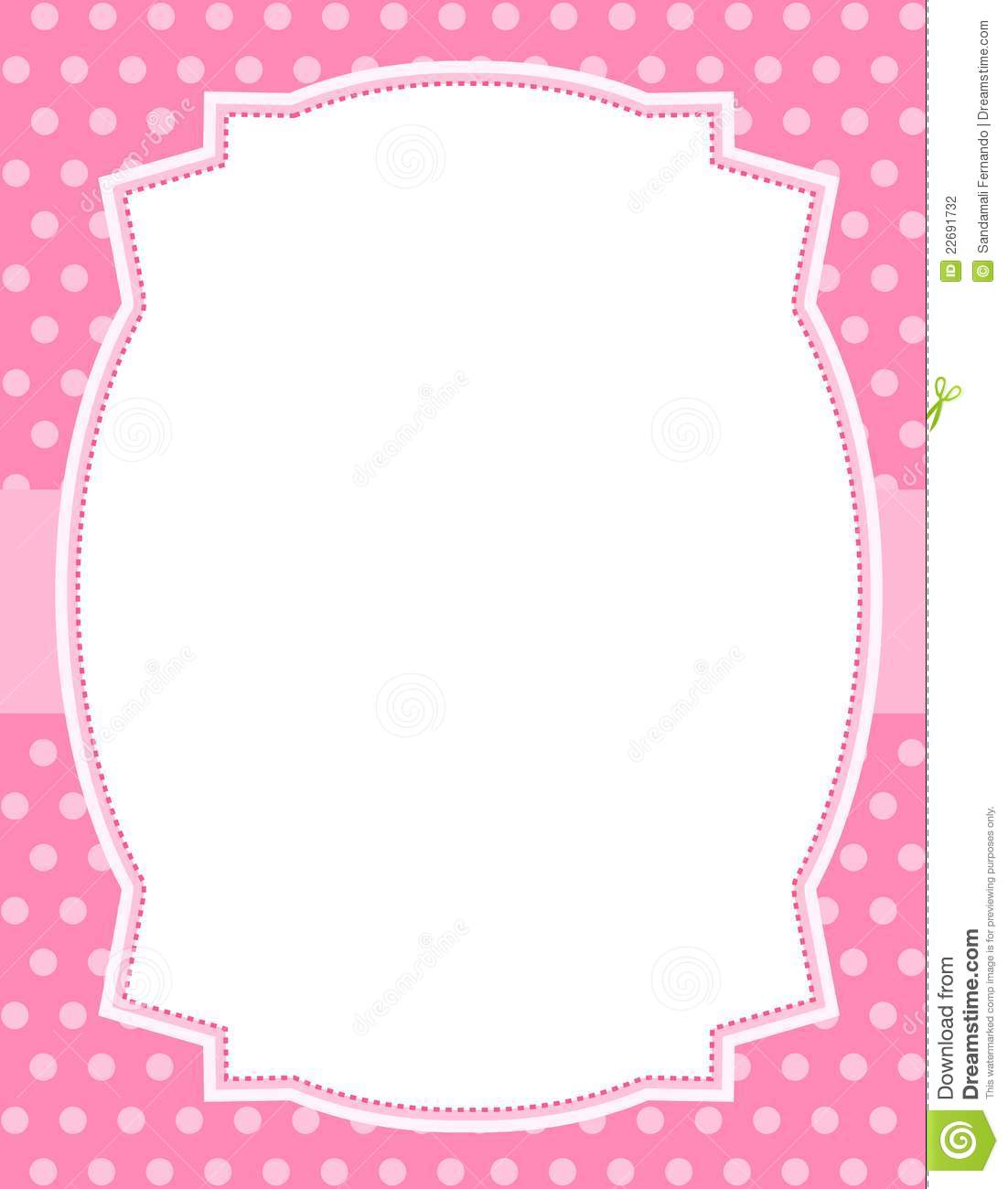 Polka Dot Design With Frame Stock Photography   Image  22691732