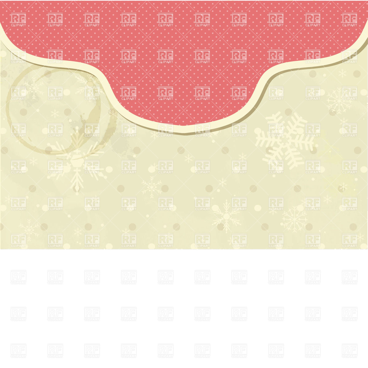 Retro Frame For Text On Polka Dot Background Borders And Frames