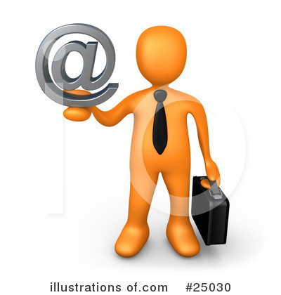 Royalty Free Rf Email Clipart Illustration By 3pod Stock Sample