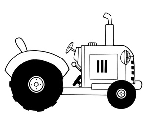 Tractor Clip Art Images Tractor Stock Photos   Clipart Tractor