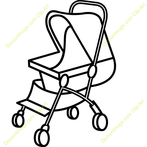 Baby Stroller Clipart   Free Clip Art Images