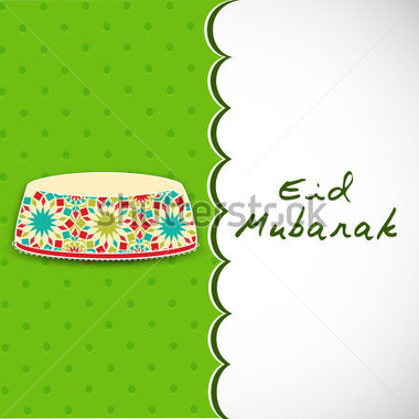 Community Festival Greeting Card Or Background For Muslim Community
