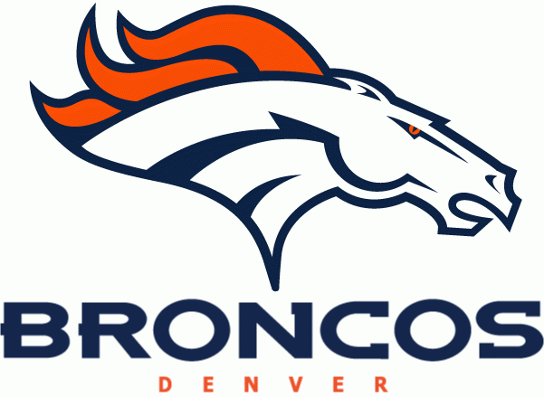 Denver Broncos Alternate Logo  1997    White Bronco Head With Orange