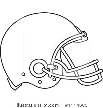 Football Helmet Clipart Black And White American Football Clipart